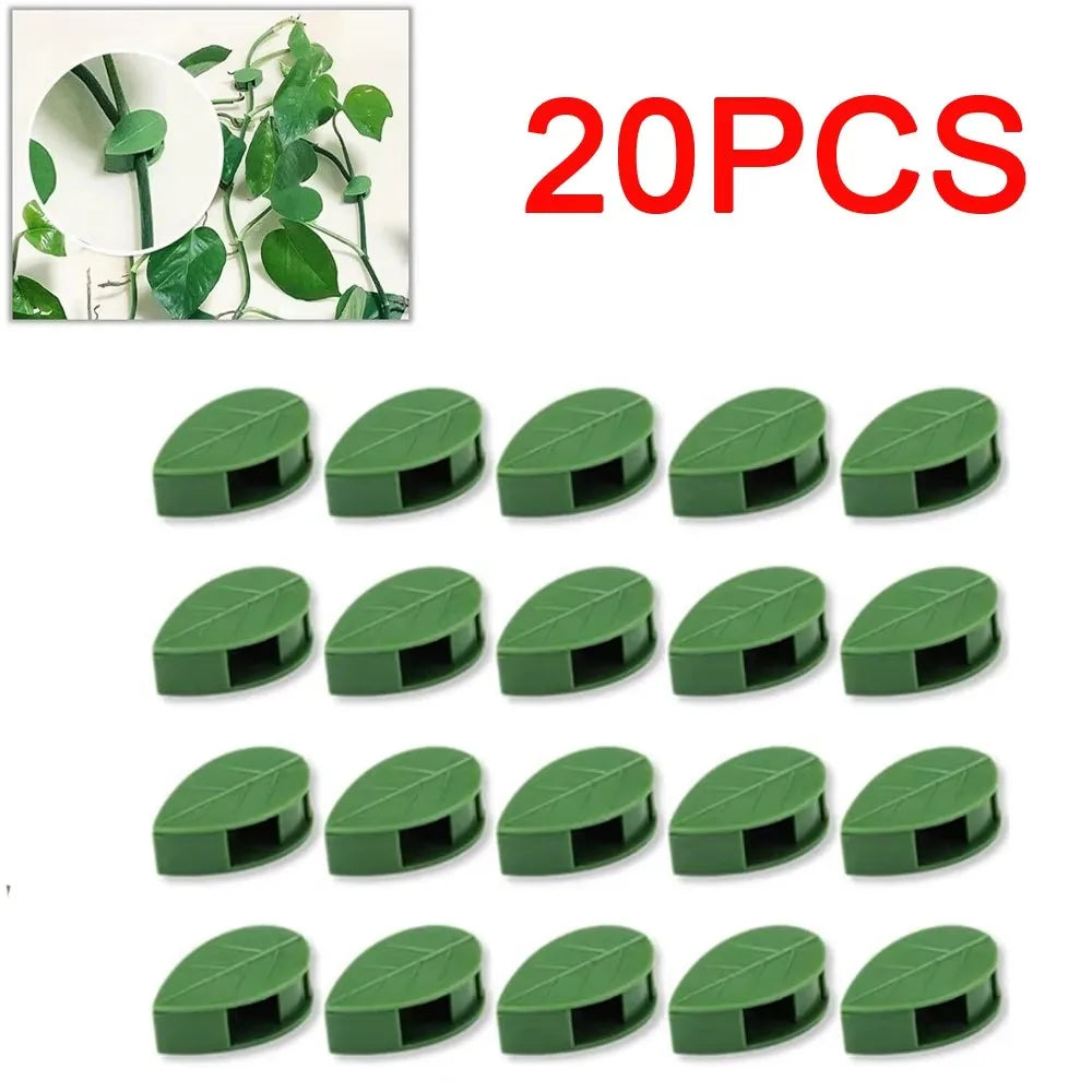 pinces plantes adhésives vertes feuilles imprimées modernes support mur invisible 10 20 50 pièces