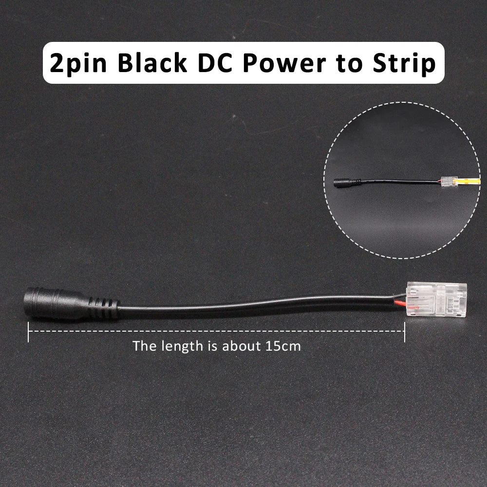 connecteur led transparent 8mm 10mm cob smd adhésif pratique ip65 certification ul rohs