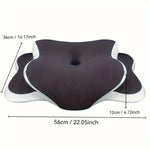 coussin sommeil gris foncé texture douce contour ergonomique support cervical nuit relaxation confortable