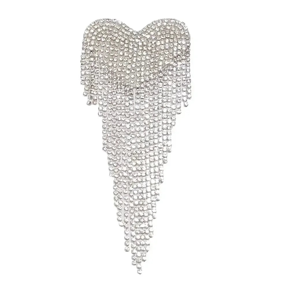 épaulette costume fête noir blanc or paillettes franges accessoire mode élégant adulte