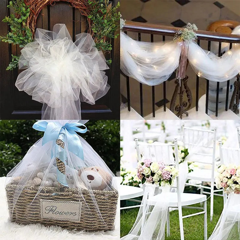 rideaux deco blanc soie translucides mariage anniversaire saint valentin bouquets fleurs