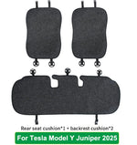 coussin siège tissu lin couvre revêtement arrière clips gris moderne protection voiture