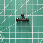 figurine articulée rouge épée ornementation fine base transparente fantastique warhammer blood angels