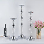 bougeoirs or transparent rondelles mariage anniversaire décoration moderne classique
