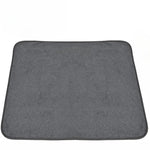 tapis absorbant chiens gris doux confortable lavable réutilisable imperméable antidérapant 45x60cm 50x70cm 70x100cm 90x120cm