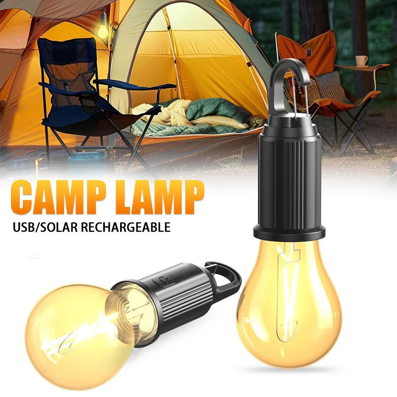 lampe camping rechargeable transparente usb moderne compact haute luminosité ip65