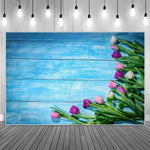 Toile de fond bois fleurs détaillée en gros plan