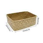 paniers rangement vannerie naturelle tissage traditionnel stockage organisation kitchenettes