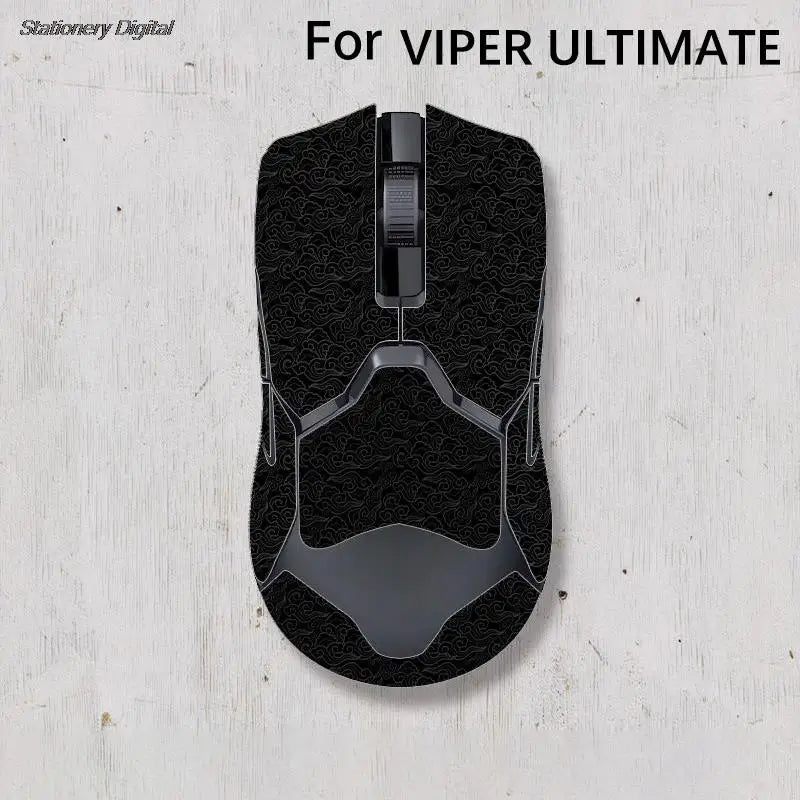 souris ordinateur bande adhésive antidérapante motif floral moderne couleur noir blanc rose