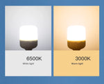 ampoule led blanc rayures verticales moderne culot e27 6000k 121v 240v 10w 15w 20w