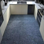 tapis sol antidérapant polyester moderne gris foncé beige blanc minimaliste