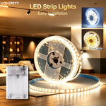 ruban led blanc blanc chaud moderne adhésif auto collant coupable mesure alimenté piles