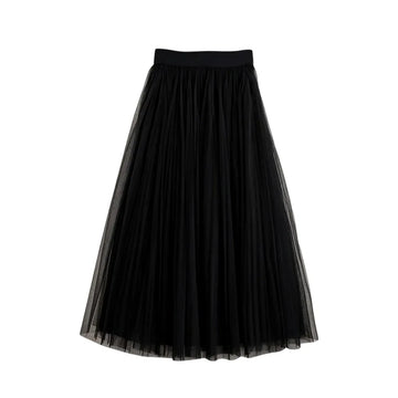 jupe tulle classique blanc gris noir translucide élastique cheville femme soirée