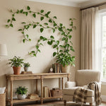 supports murals adhésifs auto agrippants plantes vert simples modernes intérieur 100pcs