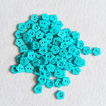boutons résine fleurs multicolores simples lavables écologiques sans nickel 100pcs⌀1.2cm
