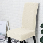 housse chaise moderne motif géométrique beige bleu marine vert marron rouge polyester élasthanne