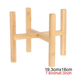 support plante bois moderne minimaliste 12.3cm 14.3cm 19.3cm 25.8cm