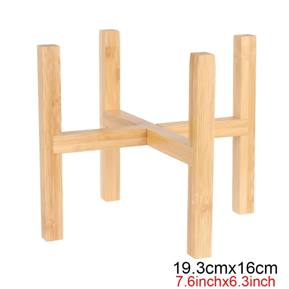 support plante bois moderne minimaliste 12.3cm 14.3cm 19.3cm 25.8cm