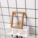 cadres photo résine animaux nature orange motif géométrique classique décoration maison jouets miniatures accessoires
