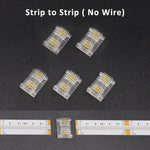 connecteurs rubans led transparent clips câbles couleur moderne facileRGBOCCTBPCOB