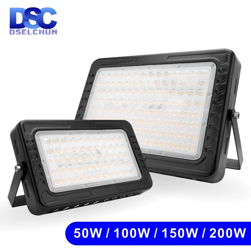 projecteur led 220v 50w 100w 150w 200w ip67 moderne noir extérieur aluminium