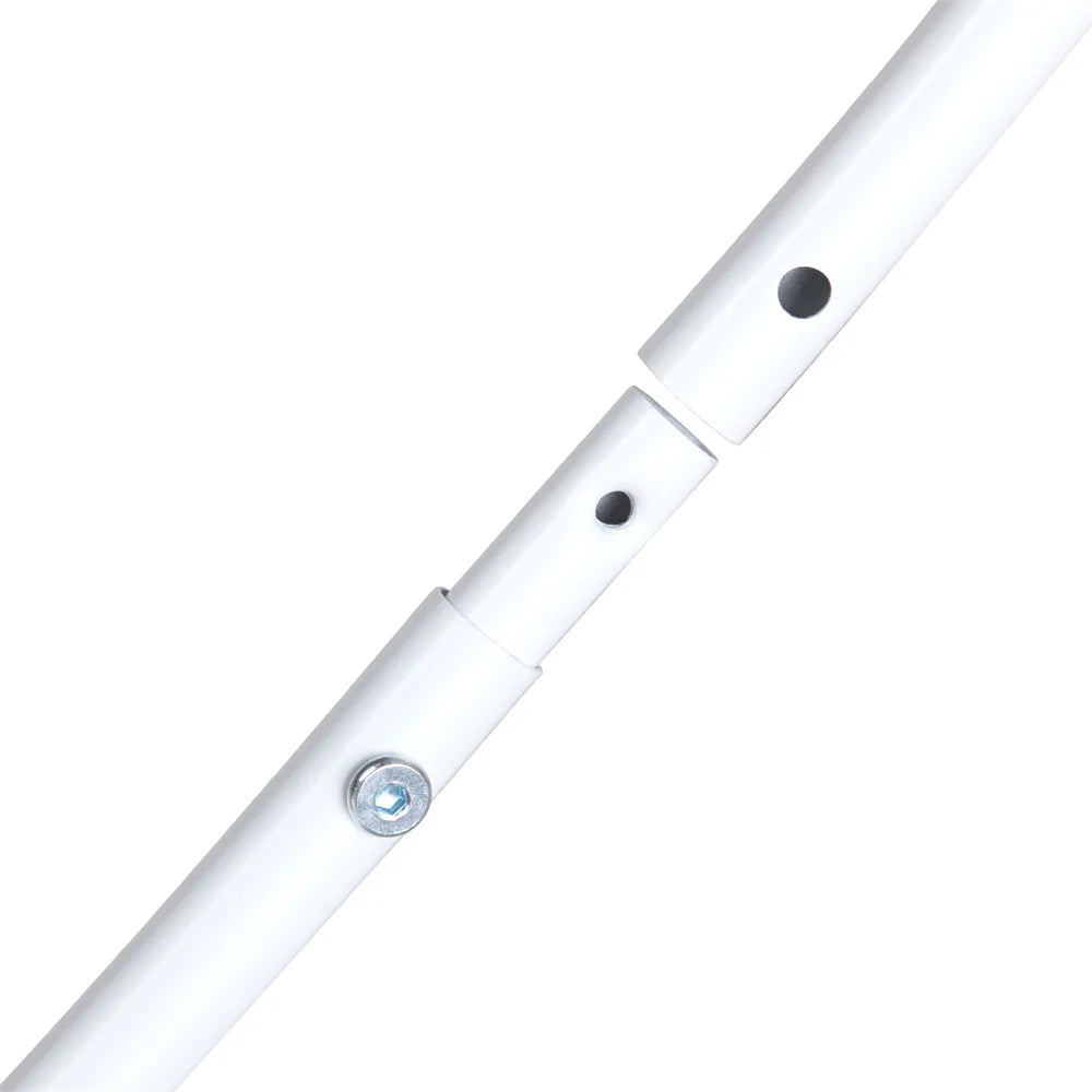 arche decorative blanche fleurs artificielles moderne clips inclusion barres panneaux vis ecrous