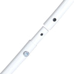 arche decorative blanche fleurs artificielles moderne clips inclusion barres panneaux vis ecrous