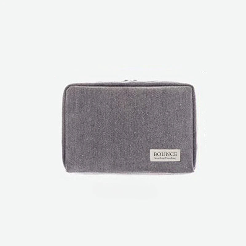 pochette rangement oxford multi usage bleu rose gris jaune moderne pratique fermeture glissière