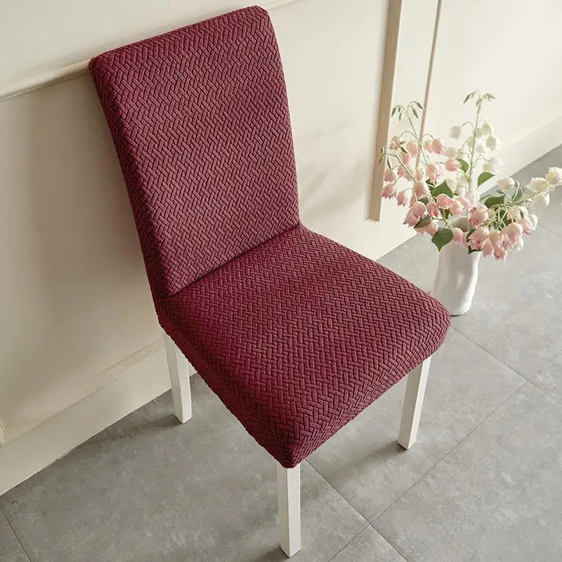 housses chaise moderne bleu rose gris rouge tissu motifs adhésifs polyester coton