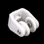 accessoires rail rideau blanc mat moderne vis fixation 10 pièces