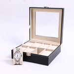 boîte montres simili cuir verte classique cadenas 16cm 11.2cm 8cm