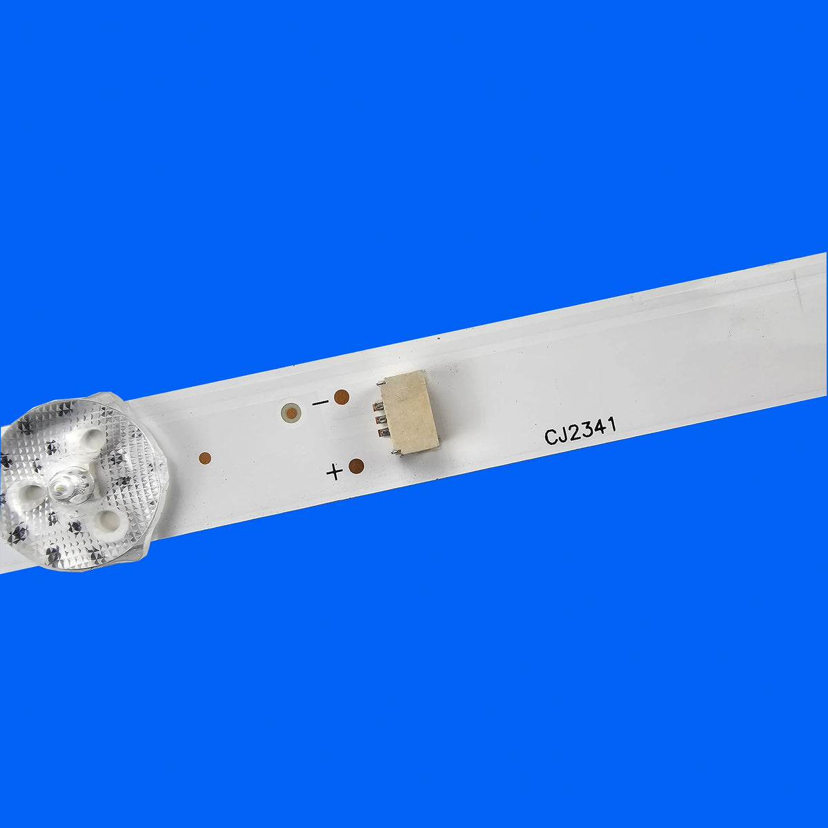 bande lumineuse led blanc bleu moderne adhésif translucide connecteur électrique 55d2000 11x4