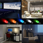 diodes led transparentes vert rouge jaune bleu orange simple utilitaire 20pcs 3couleurs 20pcs 5couleurs