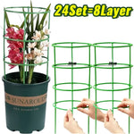 support plantes vert clips moderne arrangement fleurs tige fixation jardinextérieur
