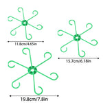 supports plantes adhésifs floral moderne noir blanc vert rose