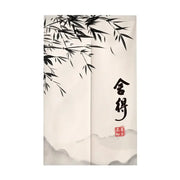 Rideau de porte en bambou japonais style nordique, décoration murale élégante pour fenêtre et maison