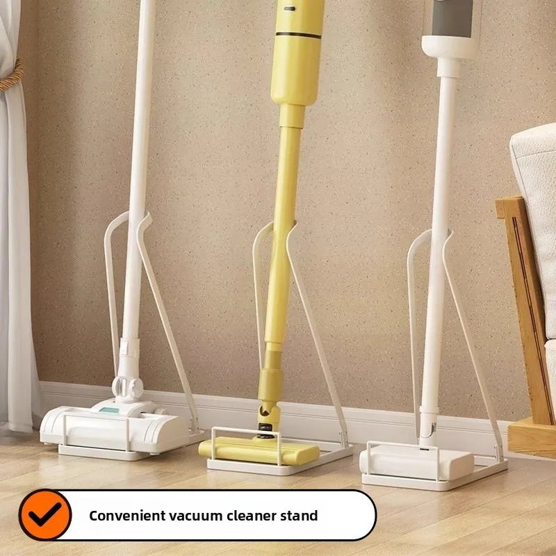 support aspirateur moderne blanc rangement vertical fixations utilisation multiple réutilisable(storage iron landmark livingroom)