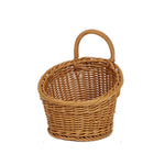 panier rangement tressé marron traditionnel respectueux environnement utilisation multiple poignées