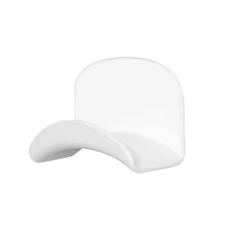 porte casque audio mural adhésif noir blanc moderne rangement chambre sans perçage