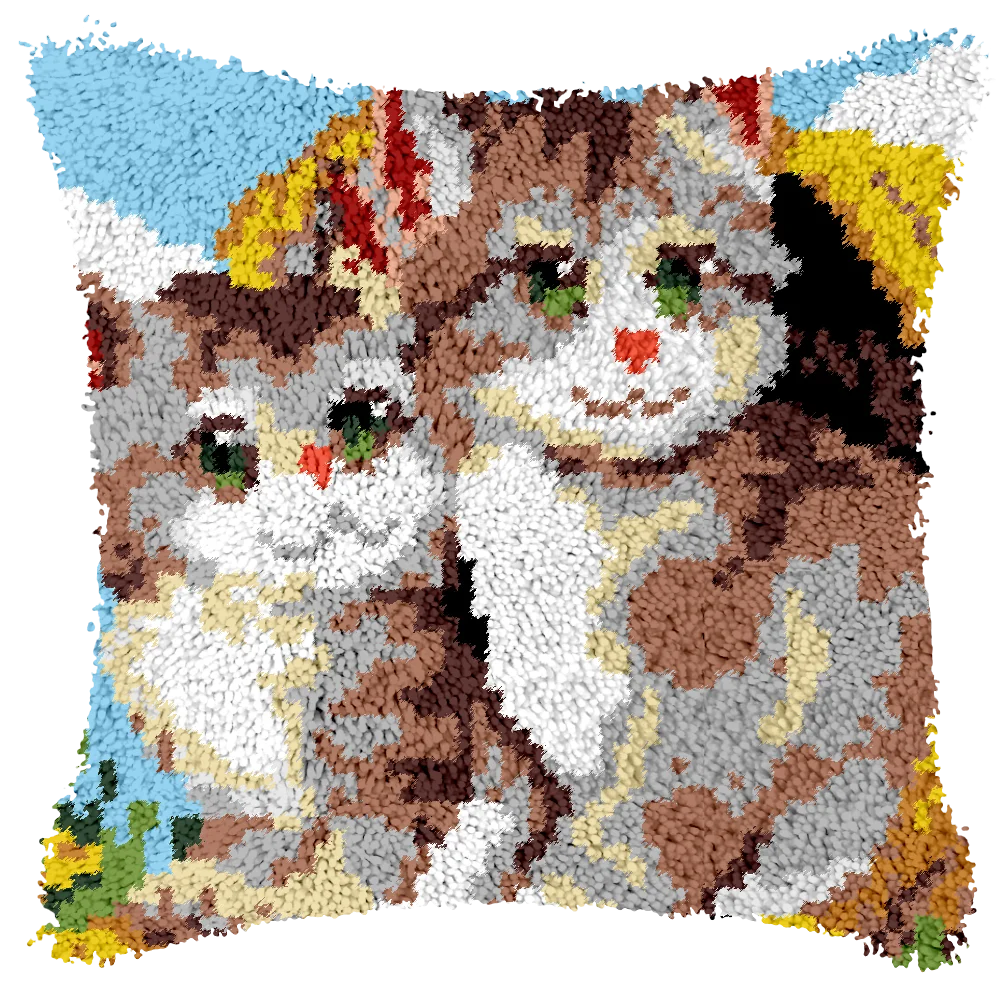 coussin carré beige uni maille tissu décoration maison classique salon chambre