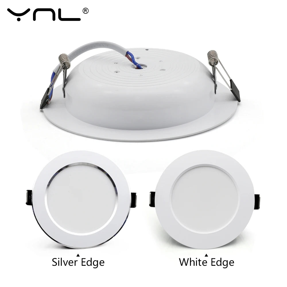 Spot LED 18W blanc moderne clips opacité éclairage intérieur 78mm 93mm 55mm 65mm 103mm