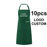 tablier personnalisable logo customisable couleurs bleu marine violet rouge rose clair vert blanc marron