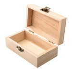 boîtes bois naturel clair lignes apparentes classique cadenas grande taille moyenne petite