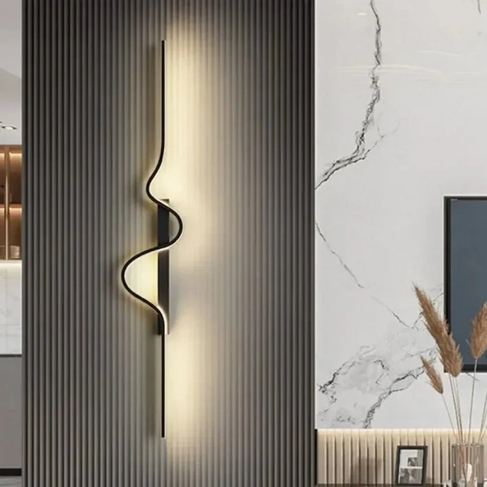 Applique murale LED moderne en aluminium avec abat-jour vert