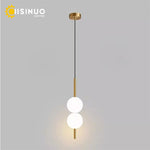 suspension lumineuse moderne or noir sphères blanches câble ajustable mural éclairage intérieur chambre salon