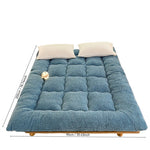 coussin sol épais gris bleu marron moderne confortable peluche oreiller blanc decoration