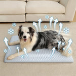 tapis animal texture points gris moderne respirant taille 75x50cm lavable