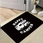 tapis sol antidérapant moderne happy camper camping car floral bienvenue salon chambre
