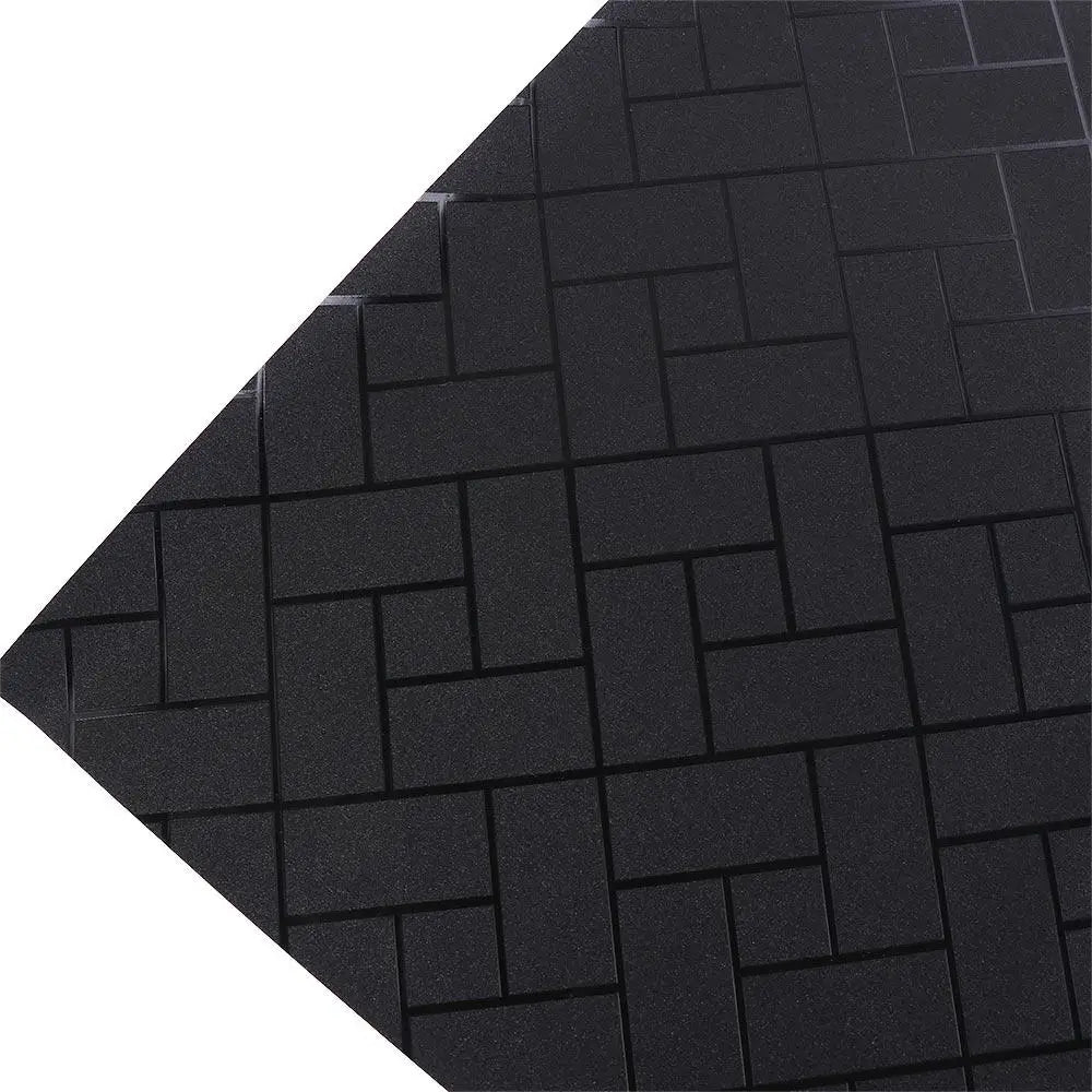 panneau décoratif moderne noir carreaux géométriques opacité 30x45cm 45x45cm 45x50cm 45x60cm 45x78cm