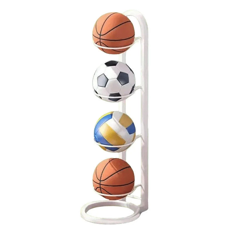 support balles sport noir moderne adhésif basketball football volley ball rangement garage